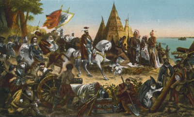 Descubrimiento del río Misisipi por De Soto, mayo de 1541 (foto en color) de American Photographer