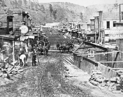 Deadwood, Territorio de Dakota, c.1877 de American Photographer