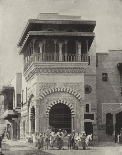 Muchachos con burros en la calle de El Cairo de American Photographer