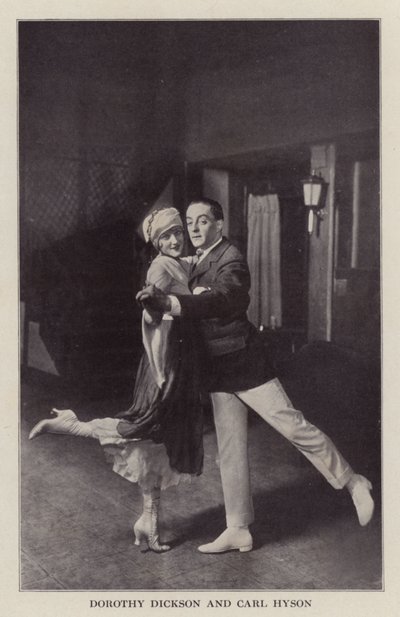 Dorothy Dickson y Carl Hyson (foto b/n) de American Photographer
