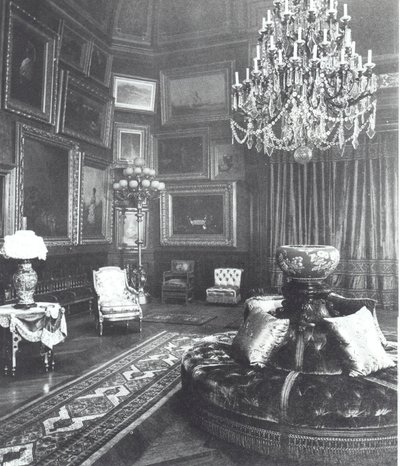 Sala de dibujo de la casa de la familia Astor, Quinta Avenida, Nueva York de American Photographer