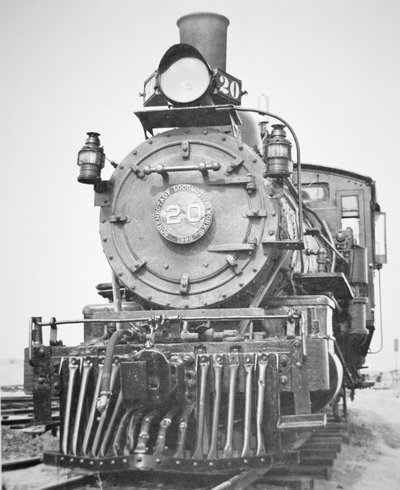 Locomotora no. 20 del Rio Grande Southern de American Photographer