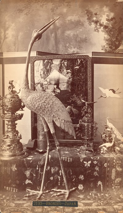 Exposición de bronces japoneses, Pájaros, Exposición Internacional del Centenario, Filadelfia de American Photographer