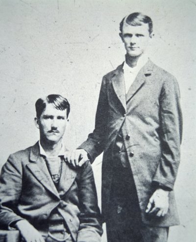 Frank (1843-1915) y Jesse James (1847-82) c.1870 de American Photographer
