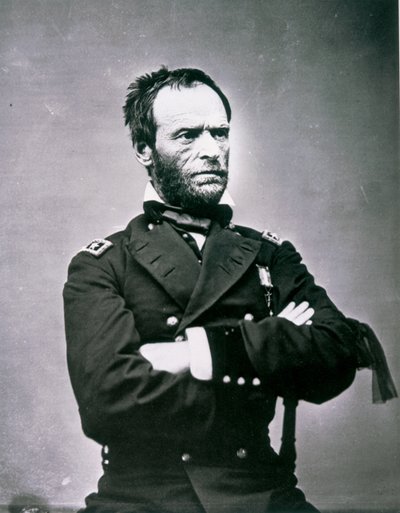 General William T. Sherman (1820-91) de American Photographer