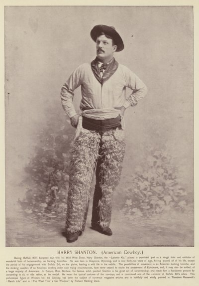 Harry Shanton, vaquero estadounidense de American Photographer