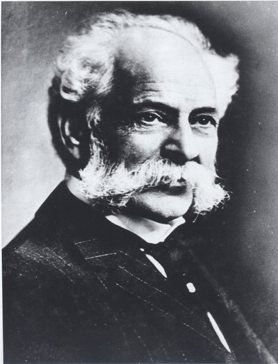 Henry J. Heinz, fundador de la empresa de alimentos procesados, c.1900 (foto en blanco y negro) de American Photographer