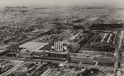 Planta Highland Park, Ford Motor Company, Detroit, Michigan de American Photographer