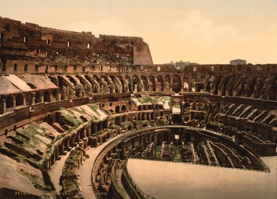 Interior del Coliseo, Roma, c.1890-1900 de American Photographer