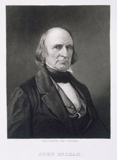 John McLean (1785-1861) grabado por Henry Bryan Hall (1808-84) de American Photographer