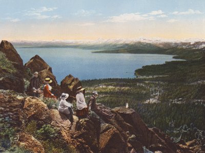 Lago Tahoe desde el monte Watson, California (foto en color) de American Photographer