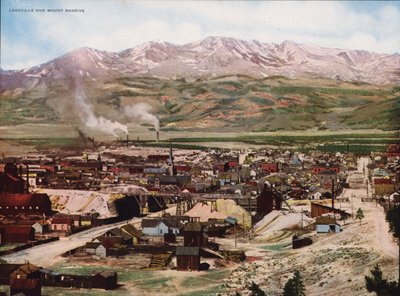 Leadville y Mount Massive (foto en color) de American Photographer