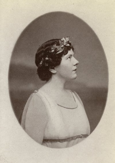 Louise Homer, como Orfeo, en "Orfeo Ed Euridice" (fotografía en blanco y negro) de American Photographer