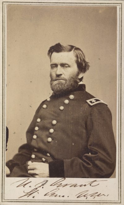 Mayor General Ulysses S. Grant, oficial del Ejército Federal de American Photographer