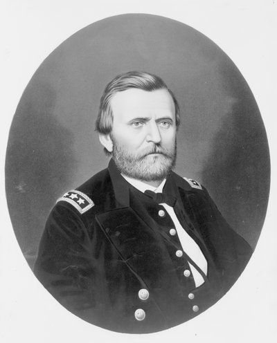 General de División Ulysses S. Grant, c.1866 (cromolitografía) de American Photographer