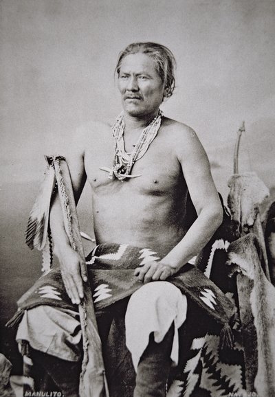 Manuelito (1818-93) jefe principal de la Nación Navajo 1870-84 de American Photographer