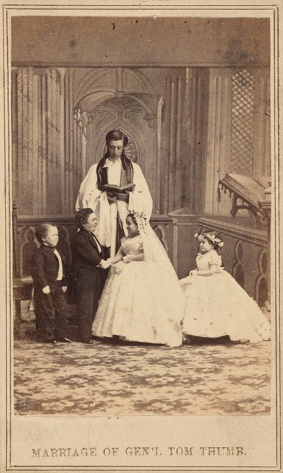 Matrimonio del General Tom Thumb,1863 (foto) de American Photographer