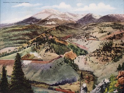 Paso de Marshall y monte Ouray (foto en color) de American Photographer