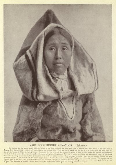 Mary Dookshoode Annanuck, esquimal de American Photographer
