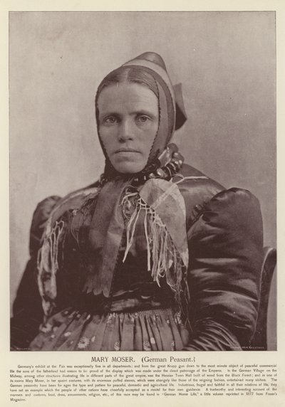 Mary Moser, campesina alemana de American Photographer