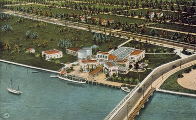 Miami, Florida, hacia 1925: El Acuario (foto en color) de American Photographer