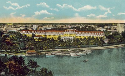 Miami, Florida, hacia 1925: El Hotel Royal Palm (foto en color) de American Photographer