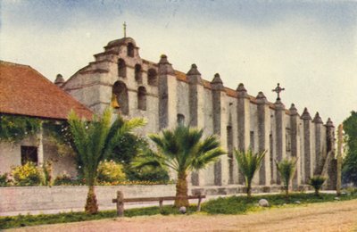 Misión de San Gabriel, cerca de Los Ángeles (foto en color) de American Photographer