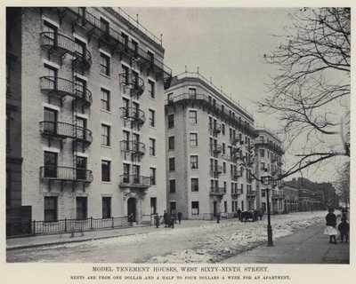 Casas de inquilinato modelo, West Sixty-Ninth Street de American Photographer