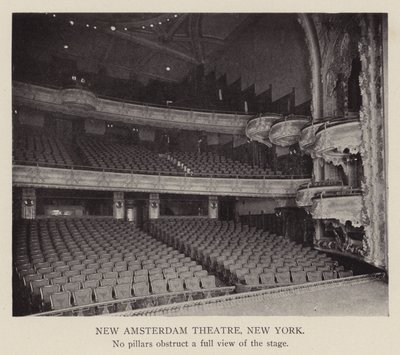 New Amsterdam Theatre, Nueva York (foto en blanco y negro) de American Photographer
