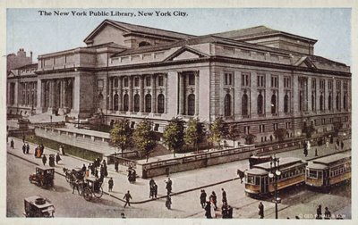 Biblioteca Pública de Nueva York, Nueva York, EE.UU. (foto en color) de American Photographer
