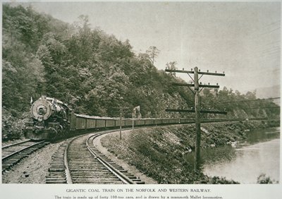 Ferrocarril Norfolk & Western, c.1925 de American Photographer