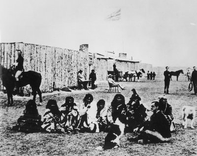 Policía Montada del Noroeste en Fort Calgary en 1876 de American Photographer