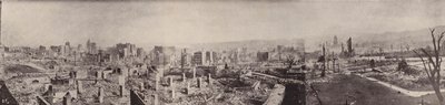 Panorama de la Ciudad de los Esqueletos desde Nob Hill (foto b/n) de American Photographer