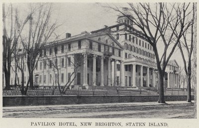 Hotel Pavilion, New Brighton, Staten Island de American Photographer
