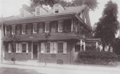 Filadelfia: Emplazamiento de la casa del fundador de Germantown (fotografía en blanco y negro) de American Photographer