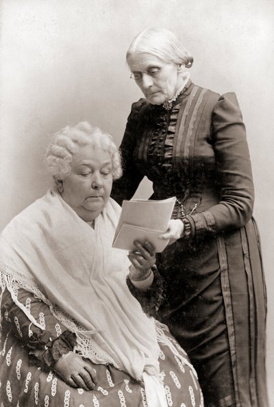 Retrato de Elizabeth Cady Stanton y Susan B. Anthony de American Photographer