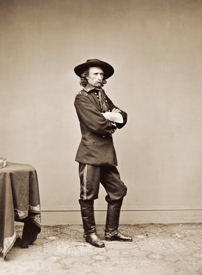 Retrato del general George Armstrong Custer de American Photographer