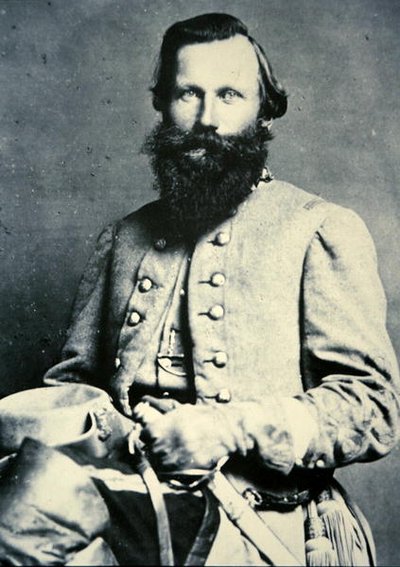 Retrato del General J.E.B. Stuart (foto en blanco y negro) de American Photographer