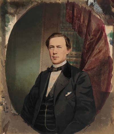 Retrato de hombre, década de 1850 (foto) de American Photographer