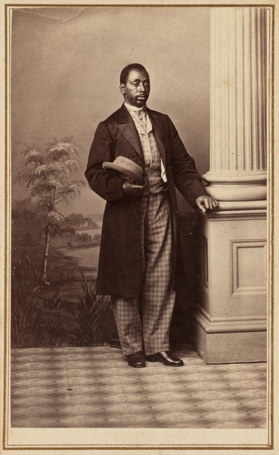 Retrato de un hombre,década de 1860 (foto) de American Photographer