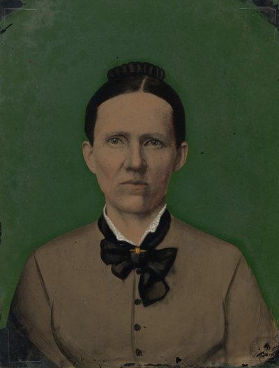 Retrato de mujer, 1860 (foto) de American Photographer