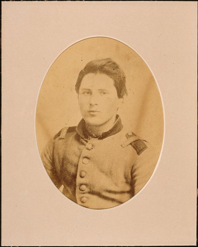 Retrato de un soldado no identificado (foto sepia) de American Photographer