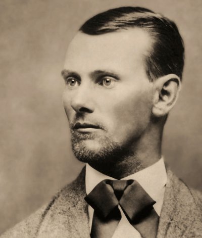 Retrato del forajido Jesse James (1847-1882) de American Photographer