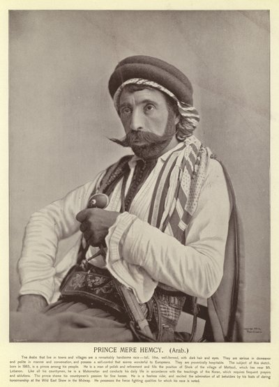 Príncipe Mere Hemcy, árabe de American Photographer