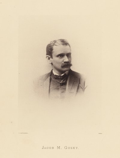 Pennsylvanians prominentes: Jacob M Gusky (foto b/n) de American Photographer