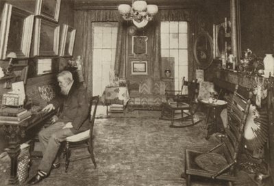 R H Stoddard, Su casa en Nueva York (foto b/n) de American Photographer