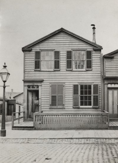 Residencia en 42 Monroe St., Chicago, 1869 de American Photographer