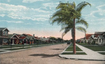 San Diego, California: Residence Street (foto en color) de American Photographer