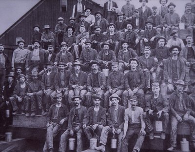 Trabajadores de aserradero de American Photographer