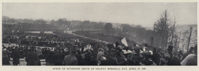 Escena en Riverside Drive en el Día del Memorial de Grant, 27 de abril de 1897 de American Photographer